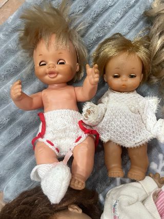 Lote 4 muñecas antiguas