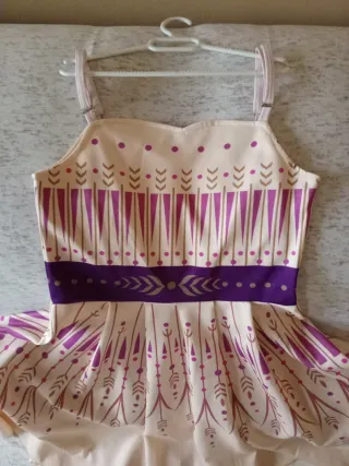 Vestido Disfraz Princesa  8 a 10 años
