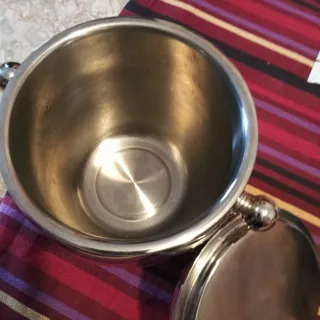 Cubitera Acero Inoxidable Diseño Minimalista