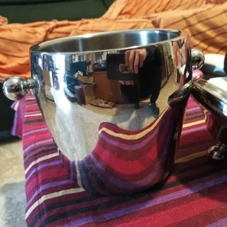 Cubitera Acero Inoxidable Diseño Minimalista