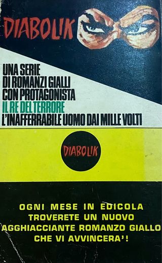 Comic Diabolik 1966,Paura per Eva