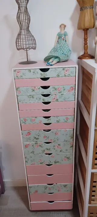 Sinfonier madera cajoncitos vintage