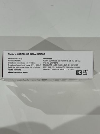 Auriculares Inalámbricos Redmi Buds 6 Play Blancos