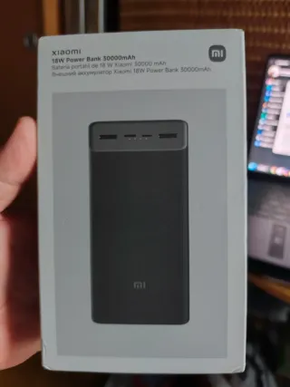 Xiaomi Power Bank 30000mAh Carga Rápida 18W