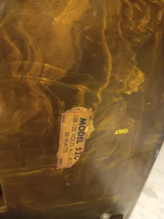 Radio de válvulas vintage