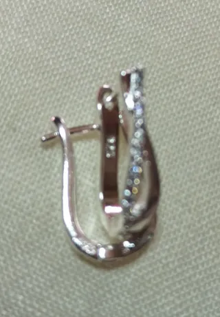 Pendientes de plata con circonitas