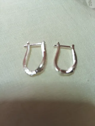 Pendientes de plata con circonitas