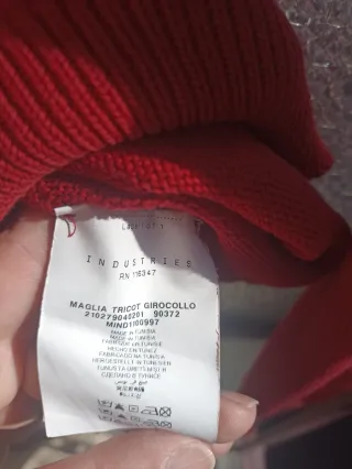 Maglione Uomo Rosso.