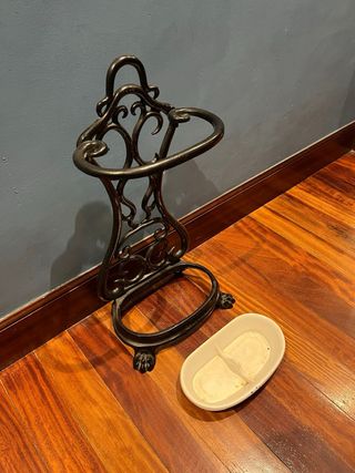 Paragüero de hierro forjado