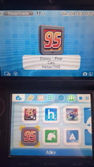 Disney Pixar Cars Juego Nintendo DS