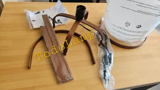 GRANDE Nueva Lámpara Cesta