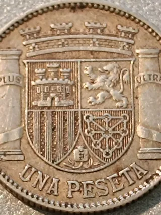 1 Peseta Plata 1933 de la II República Española