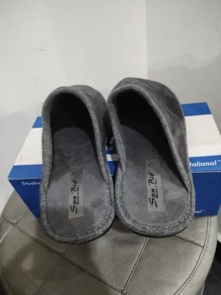 Pantofole uomo scamosciate Sun Bies N.43