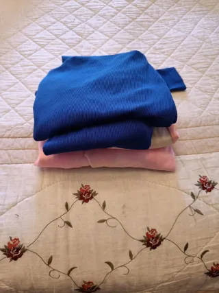 Conjunto ropa niña tie-dye y azul