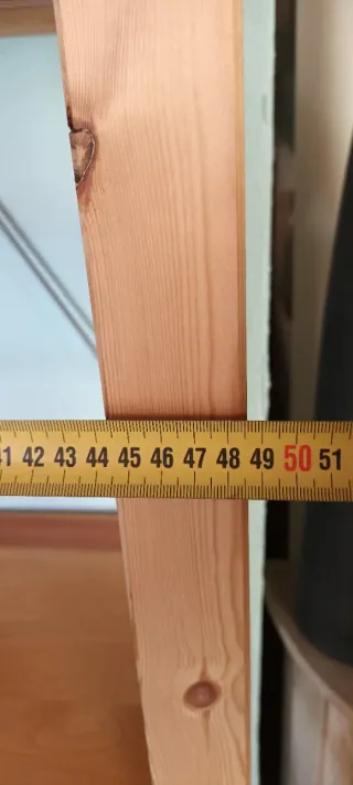 Estantería madera y metal