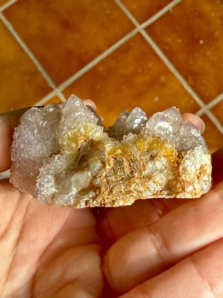 Cuarzo Espíritu Amatista Citrino