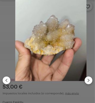 Cuarzo Espíritu Amatista Citrino