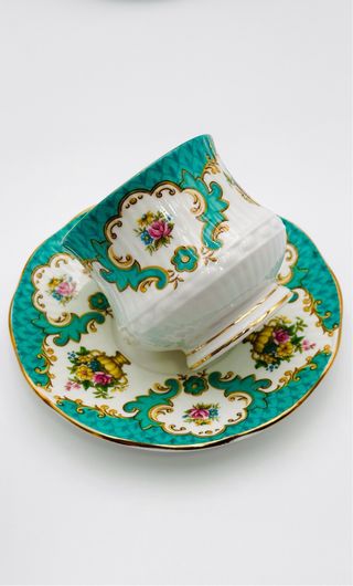 Set 6 Tazze da Tè Queens Rosina Bone China