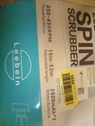 Cepillo Eléctrico Spin Scrubber Leebein