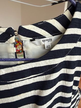 Vestido rayas marinero