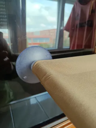 Hamaca para gato de ventana beige