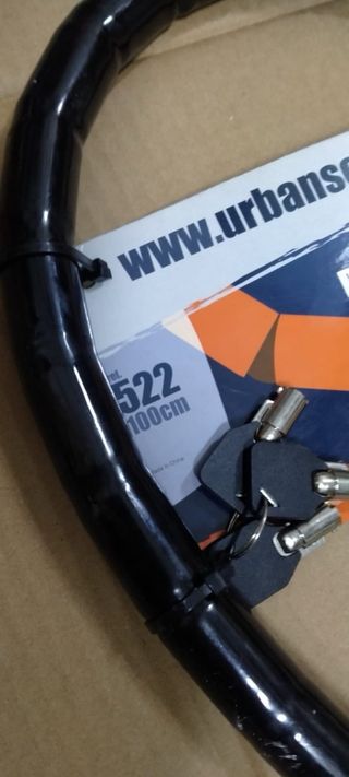 Candado Urban Security DUOFLEX sin usar