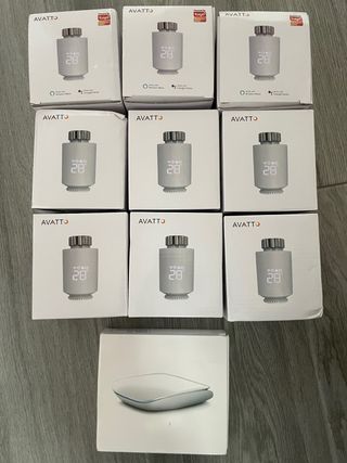 AVATTO Termostato Radiador Tuya (Pack 9)