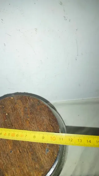 Gran tarro antiguo cristal con tapa corcho