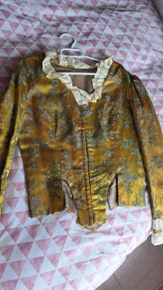 Vestido de Fallera Oro y gris