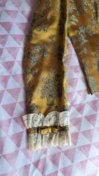 Vestido de Fallera Oro y gris