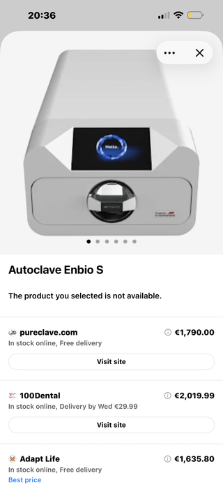 Autoclave Vapor Esterilización. Enbio S.