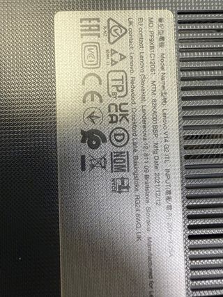 Portátil Lenovo V14 G2 Negro/Gris