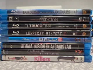 Lote 8 Películas Blu-ray