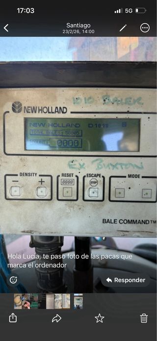 Empacadora New Holland D1010