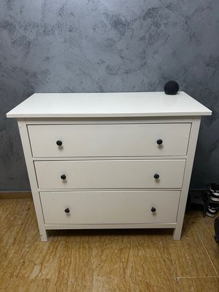 Cassettiera Ikea bianca 3 cassetti