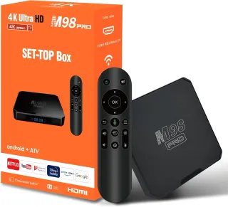 M98 PRO Set-Top Box 4K Ultra HD Android TV
