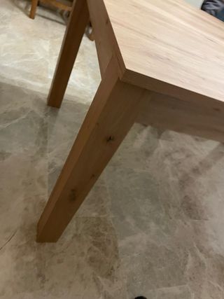 Mesa de comedor extensible 160-215cm de largo