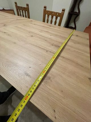 Mesa de comedor extensible 160-215cm de largo