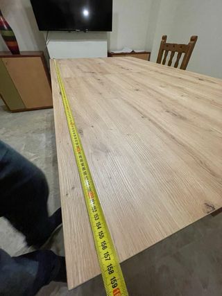 Mesa de comedor extensible 160-215cm de largo