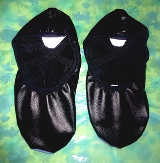 Sapatilhas de Ballet Pretas em Couro nº 37