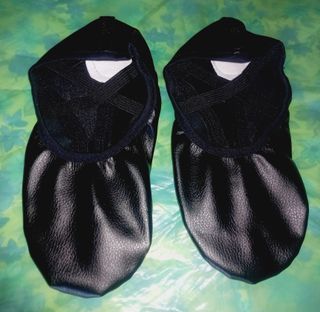 Sapatilhas de Ballet Pretas em Couro nº 37