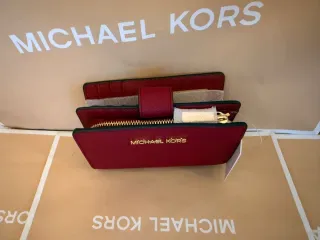 Cartera Michael Kors Roja Piel
