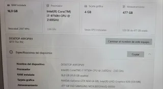 MSI GF75 Thin 9SC Laptop Gaming