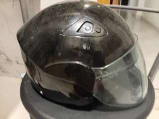Casco Moto Scooter Negro