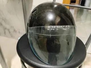 Casco Moto Scooter Negro