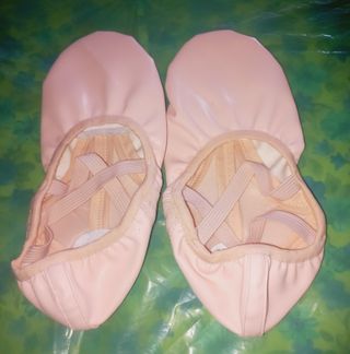 Sapatilhas de Ballet Rosa em Couro nº 37