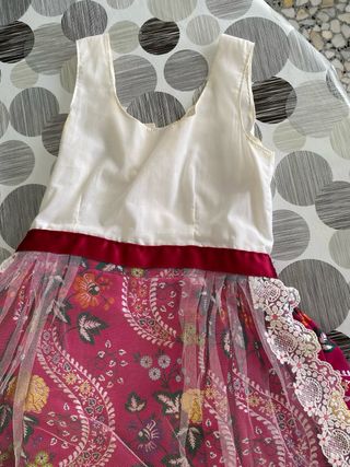 Traje de Fallera Niña Rosa