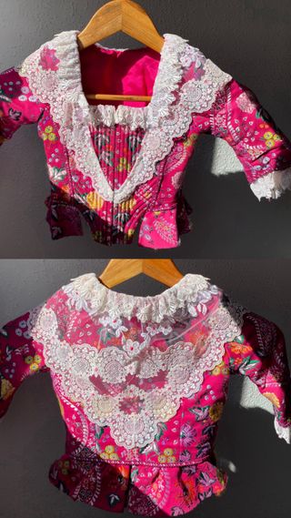 Traje de Fallera Niña Rosa