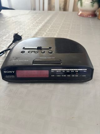 Radio Despertador Sony ICF-C270 Negro