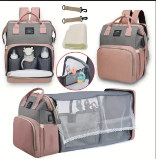 Mochila cuna/cambiador Bebé  USB